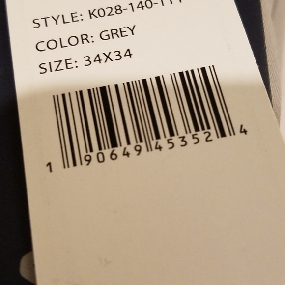 NWT Jachs New York Performance Pant Grey Size 34x34 - Picture 12 of 12